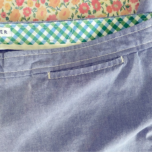 Tommy Hilfiger Light Blue Wide-Leg Cotton Beach Pants | Size 12 - Picture 6 of 11